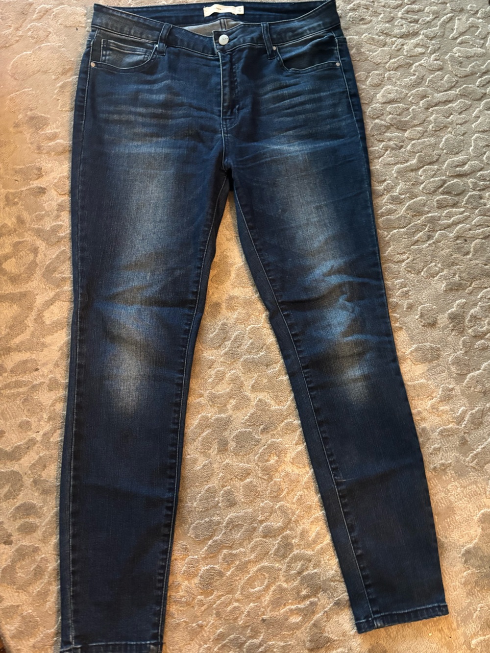 Tgla…Women's Dark Indigo Skinny Jeans - Stretchy Slim Fit size 31